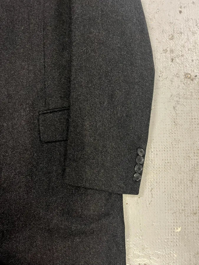 AW1996 Dolce & Gabbana Grey Wool Long Coat pbxFwmx 5