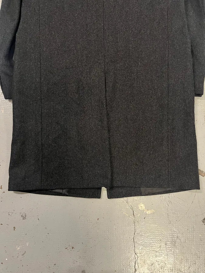 AW1996 Dolce & Gabbana Grey Wool Long Coat pbxFwmx 7