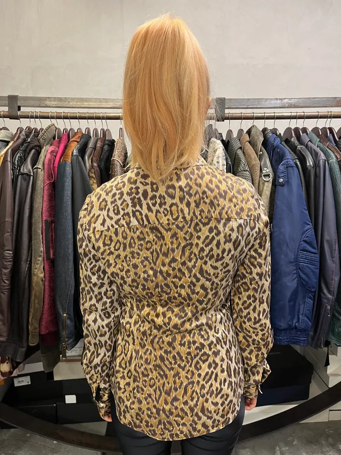 AW1996 Dolce & Gabbana Leopard Print Shirt EUlqZnd 3