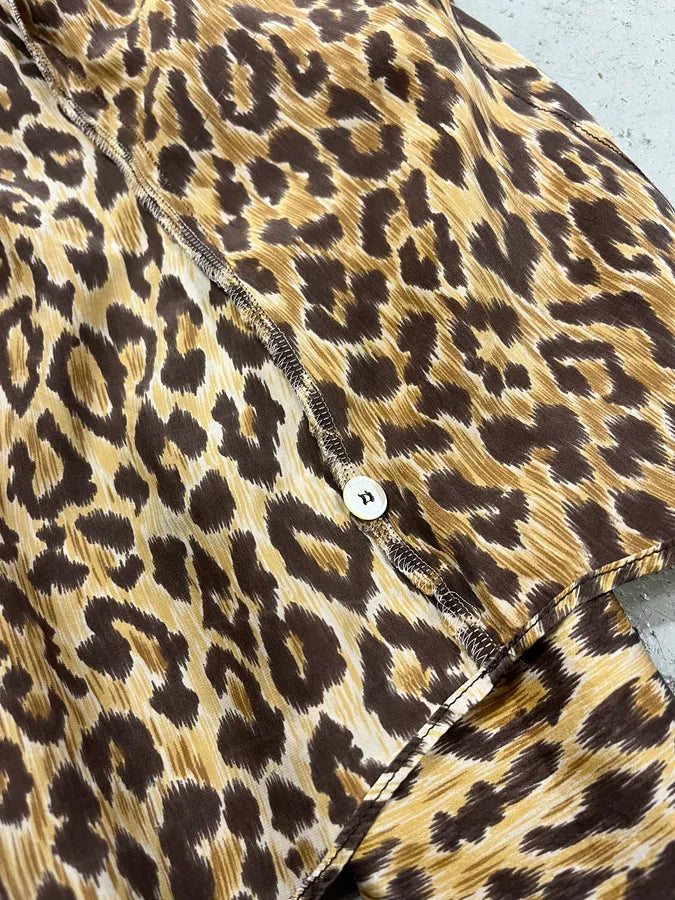 AW1996 Dolce & Gabbana Leopard Print Shirt EUlqZnd 8