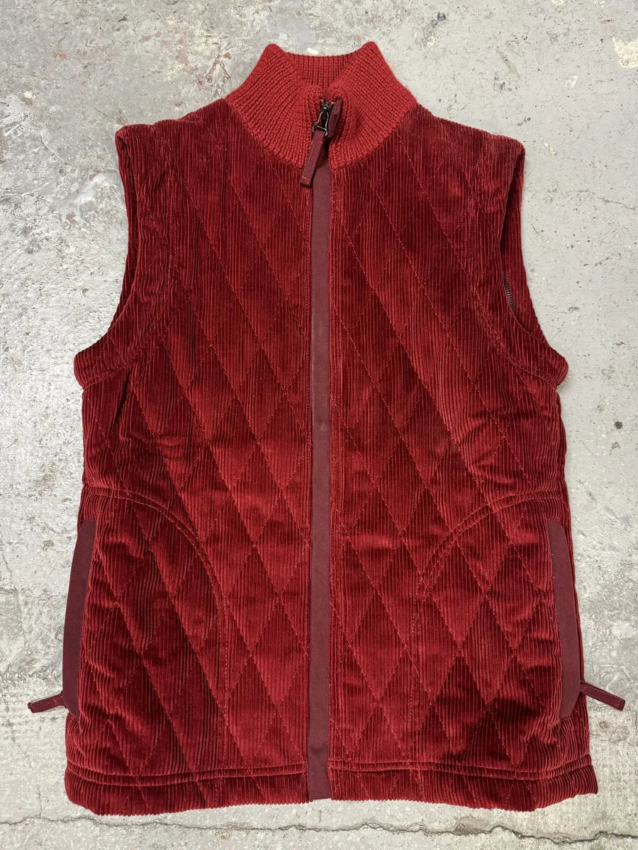 AW1996 Dolce & Gabbana Red Quilted Hybrid Vest VvKBEZR 0