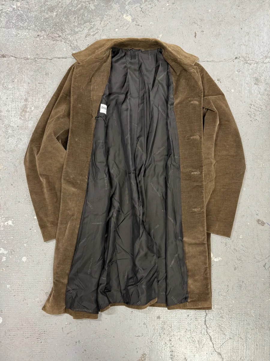 AW1996 Dolce & Gabbana Trench Brown Coat (M) 9