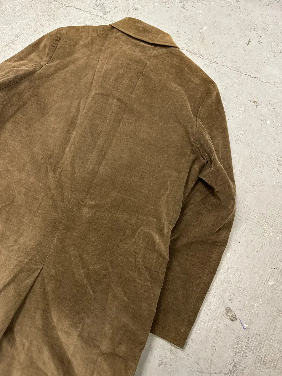 AW1996 Dolce & Gabbana Brown Minimalist Classy Trench Coat IfNVpUB 5