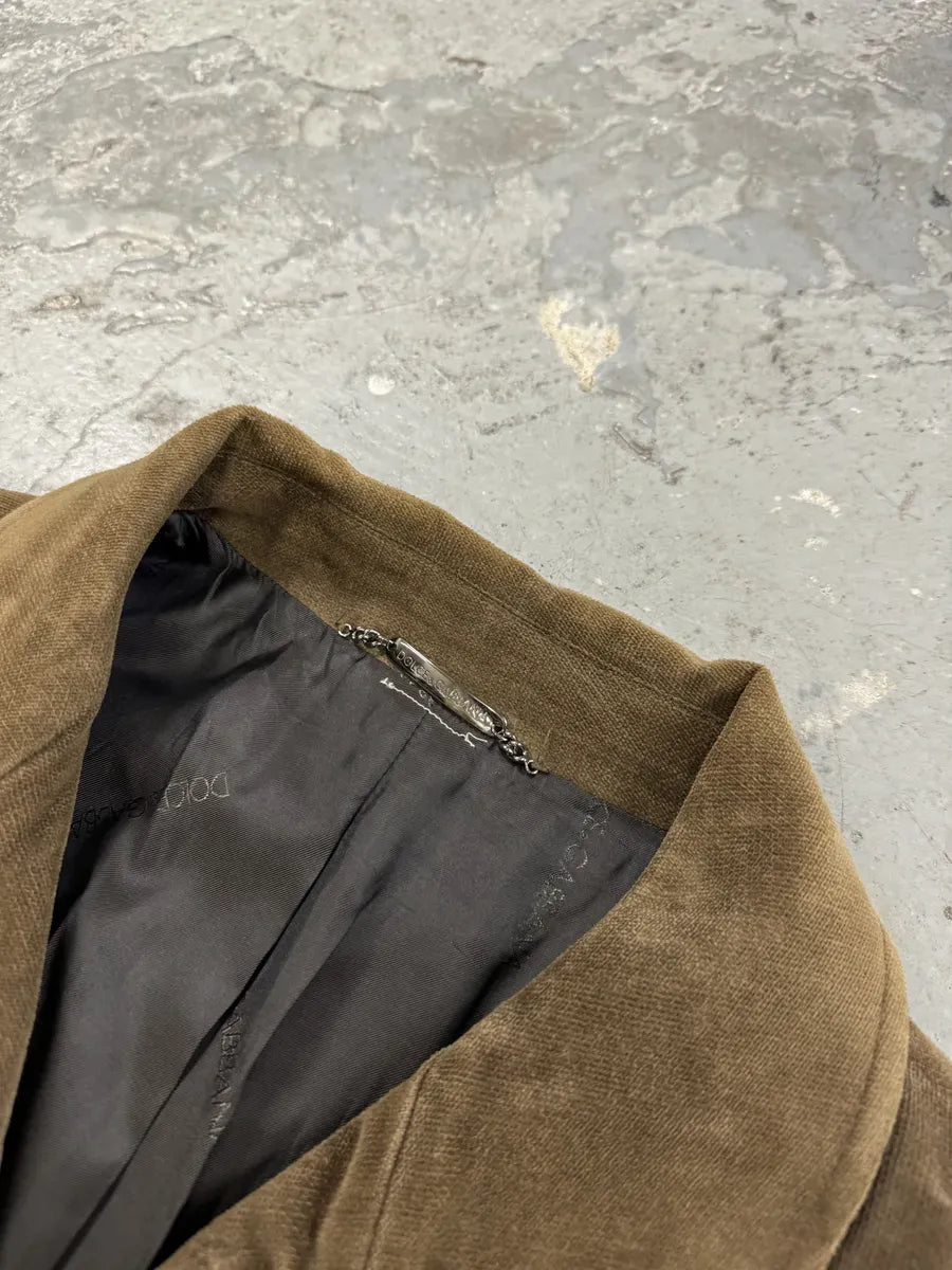 AW1996 Dolce & Gabbana Brown Minimalist Classy Trench Coat IfNVpUB 8