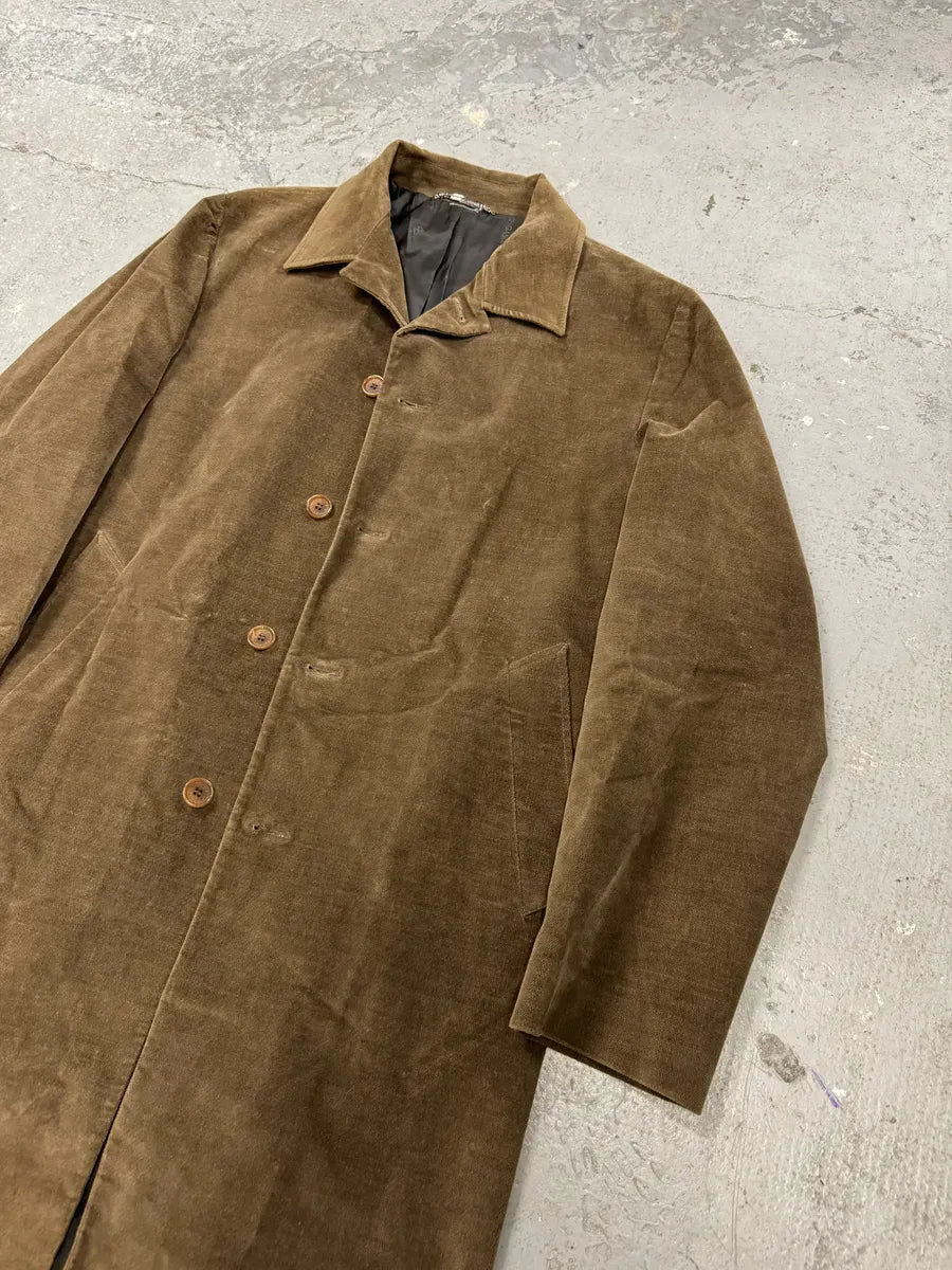 AW1996 Dolce & Gabbana Brown Minimalist Classy Trench Coat IfNVpUB 9