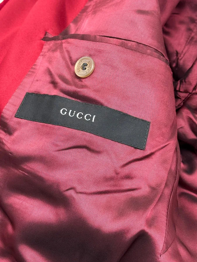 AW1996 Gucci Red Devil Velvet Blazer Jacket By Tom Ford DFEbWer 14