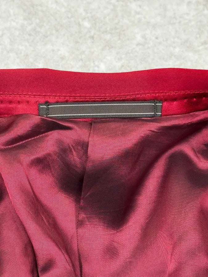 AW1996 Gucci Red Devil Velvet Blazer Jacket By Tom Ford DFEbWer 13