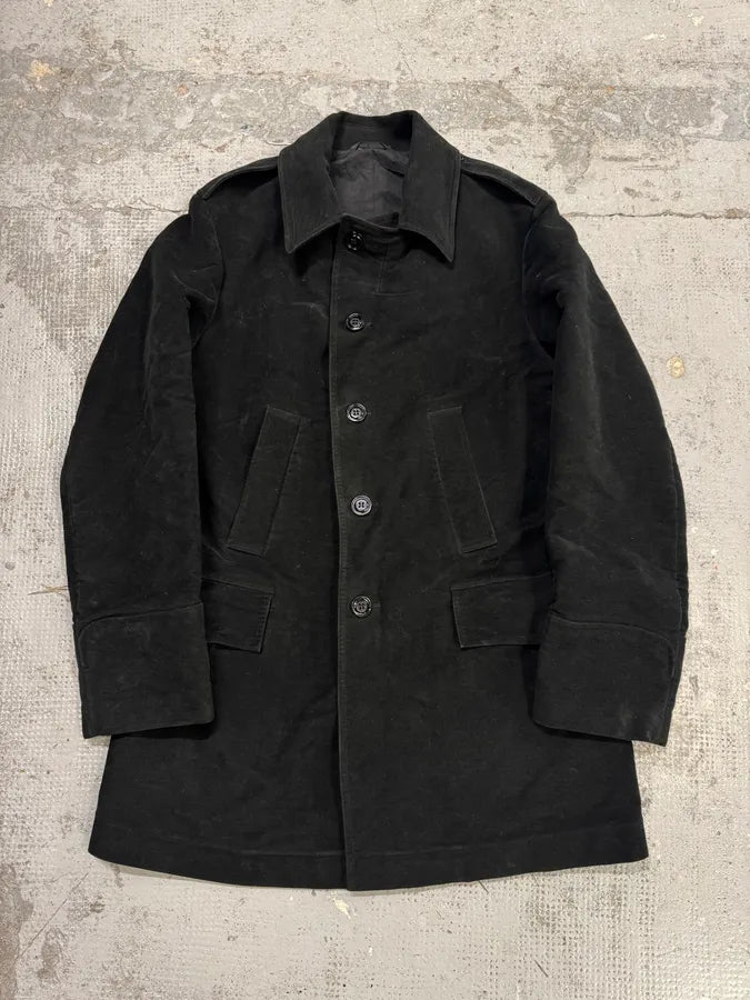 AW1997 Gucci Black Buttoned Coat BBGOqzs 0