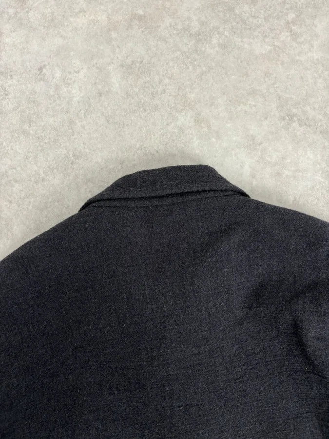 AW1997 Jil Sander Wool Mohair Buttoned Classy Grey Jacket ZHduYnL 6