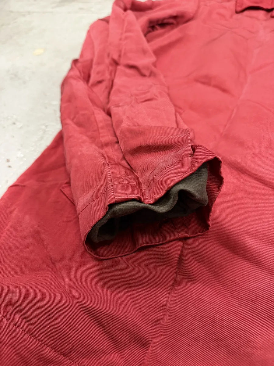 AW1998 Comme des Garçons Homme Plus Red Contemporary Pleated Blazer Jacket OPaHUMp 8