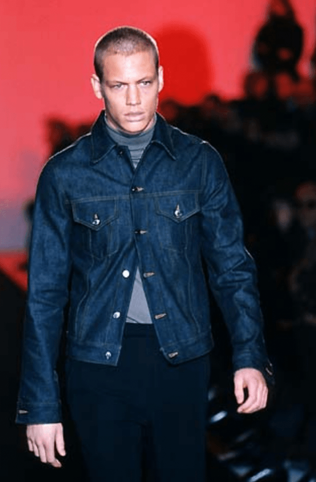 AW1998 Gucci Blue Denim Trucker Jacket by Tom Ford atqeoVd 1