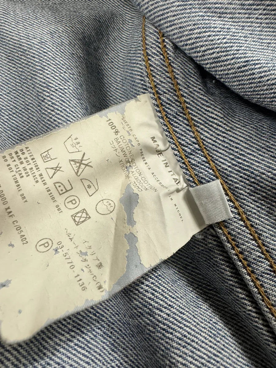 AW1998 Helmut Lang Faded Blue Denim Jacket (M) 10