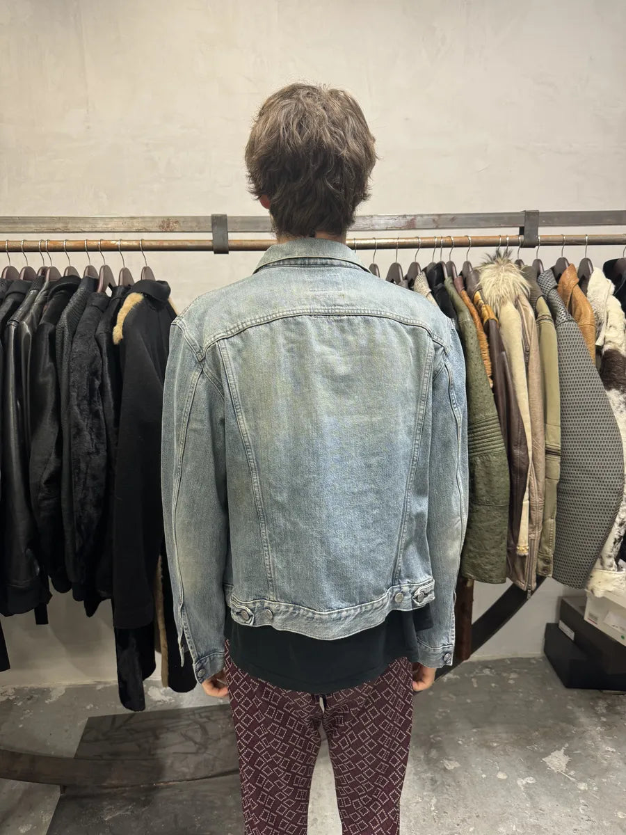 AW1998 Helmut Lang Faded Blue Denim Jacket (M) 2