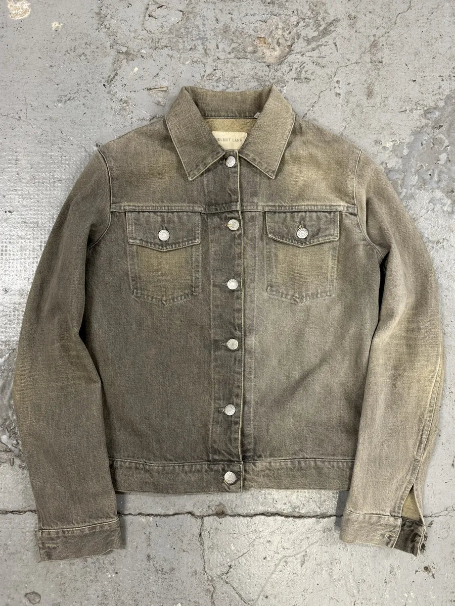AW1998 Helmut Lang Grey Faded Denim Jacket (XS/S) KggCAQa 0