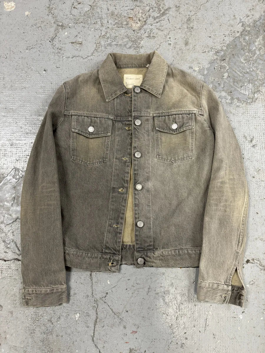 AW1998 Helmut Lang Grey Faded Denim Jacket (XS/S) KggCAQa 7