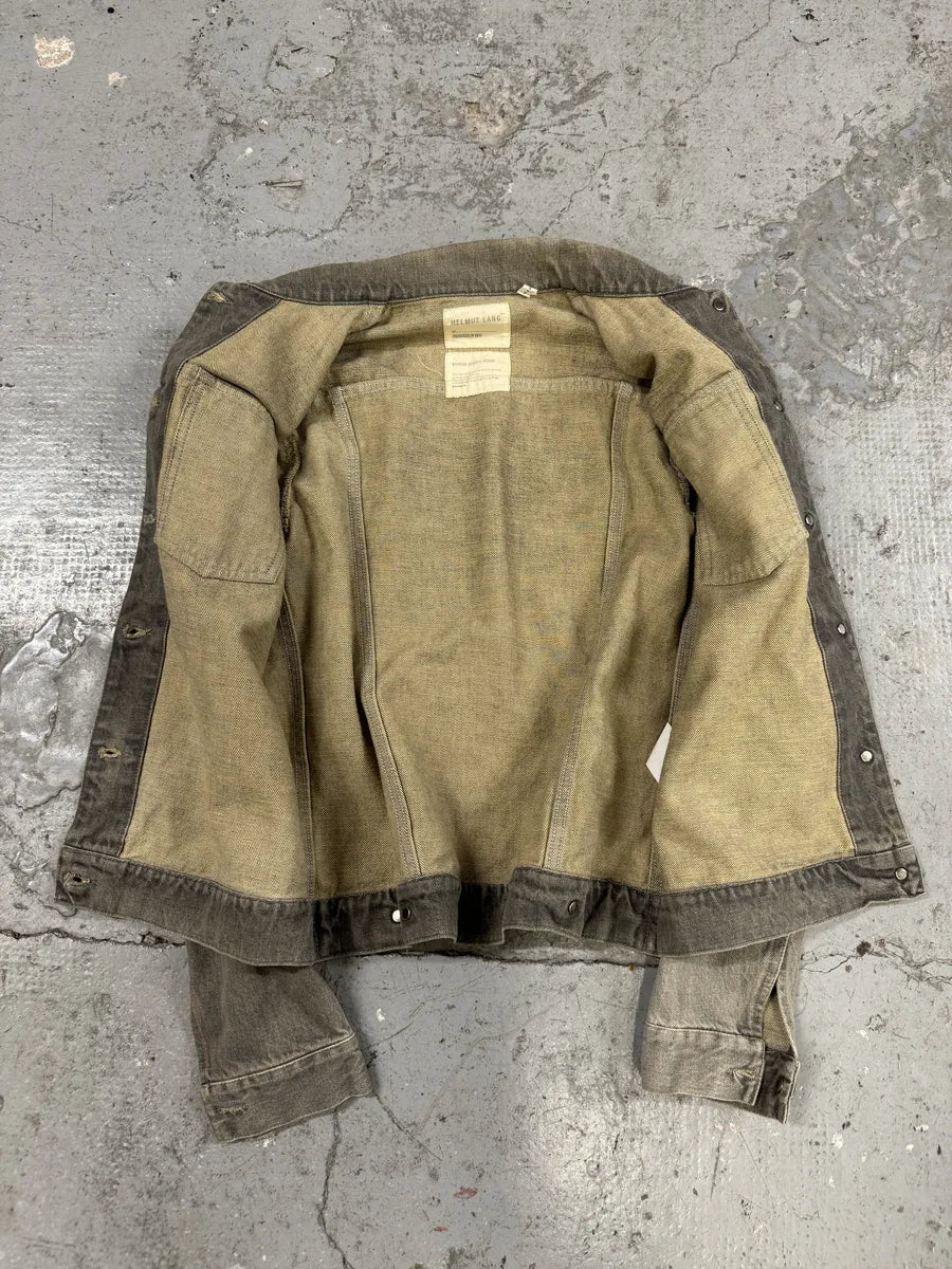 AW1998 Helmut Lang Grey Faded Denim Jacket (XS/S) KggCAQa 8