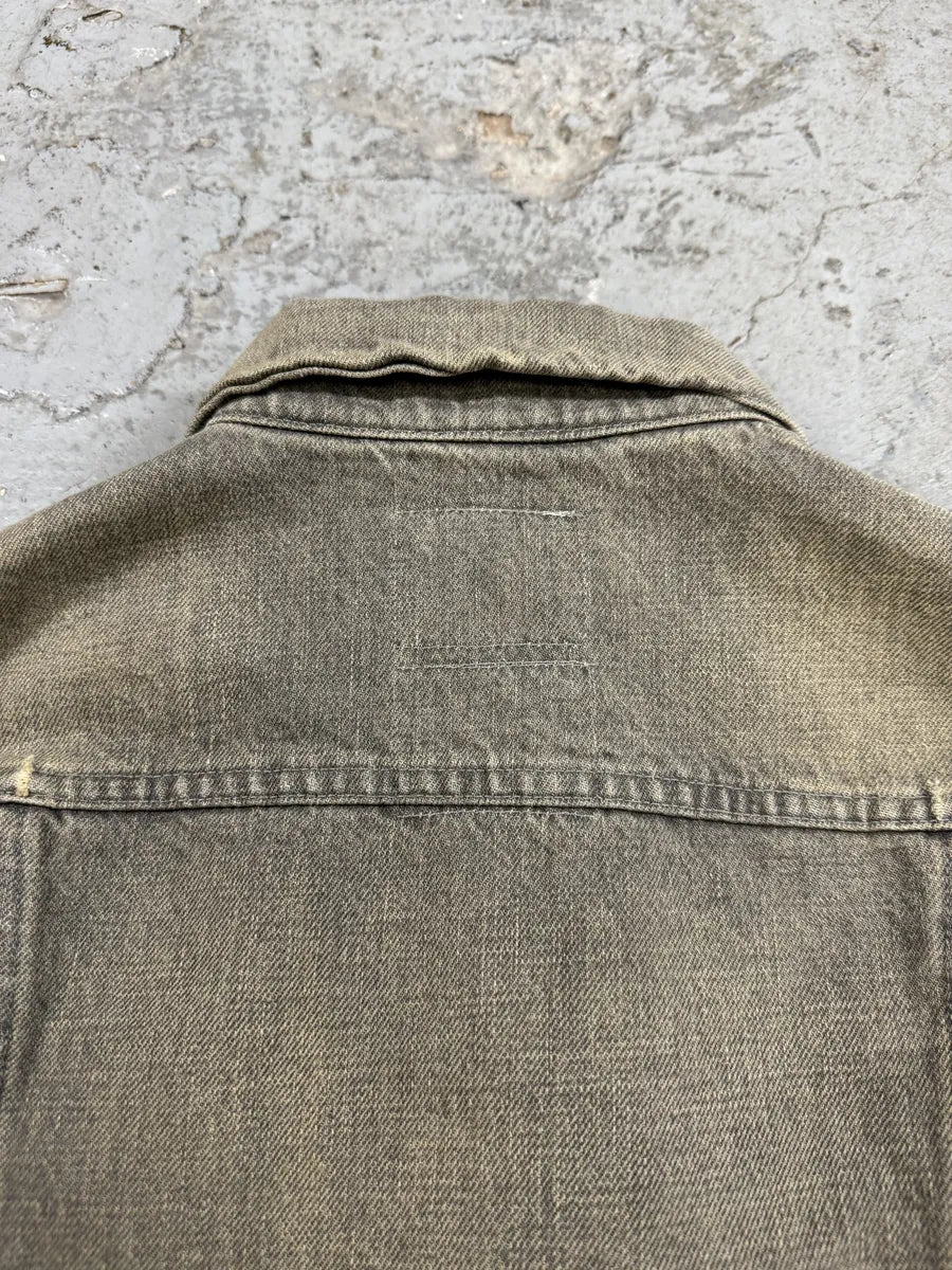 AW1998 Helmut Lang Grey Faded Denim Jacket (XS/S) KggCAQa 9