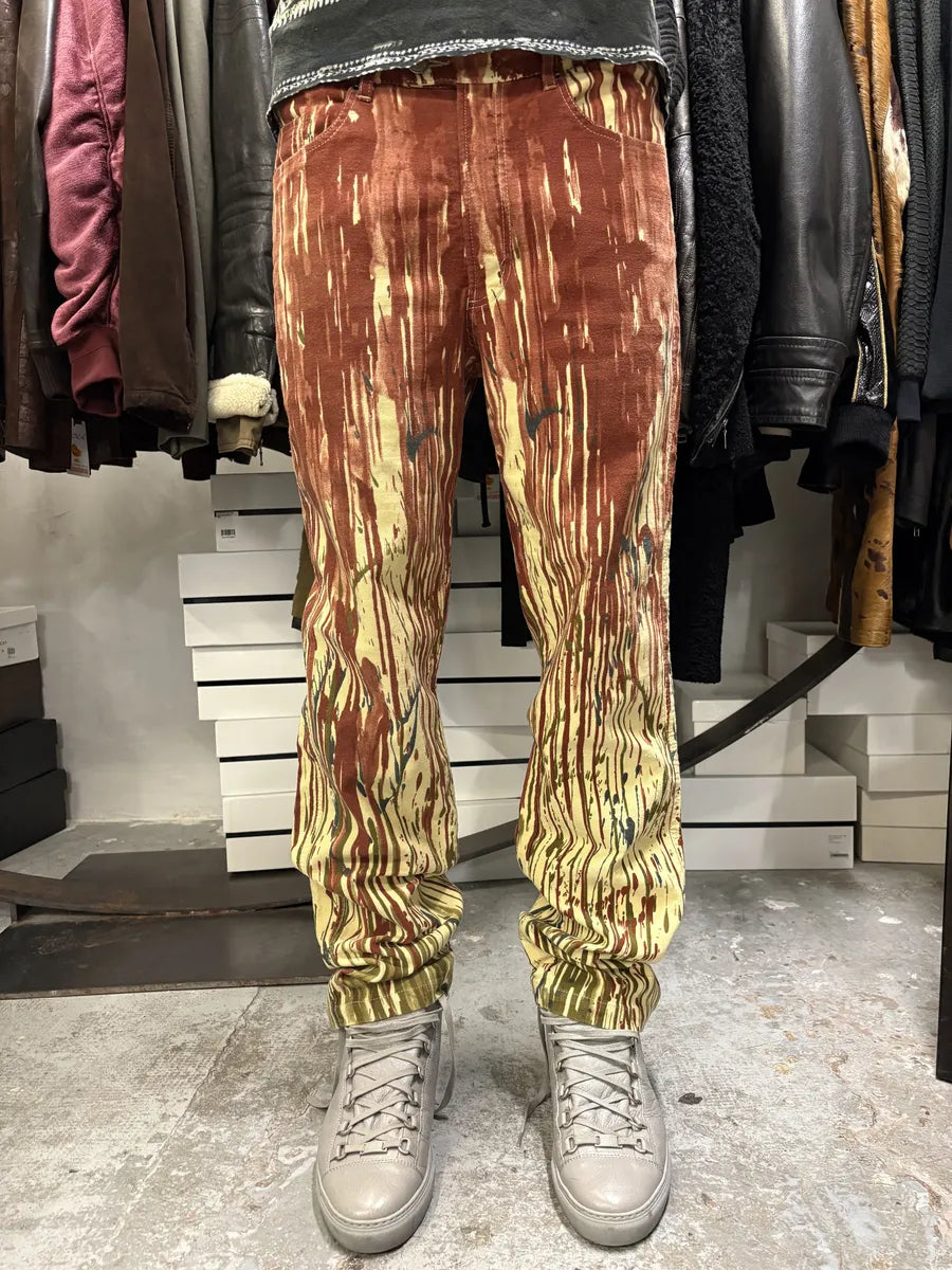 AW1998 Jean Paul Gaultier Red Blood Drip Pants eEaoLsc 2