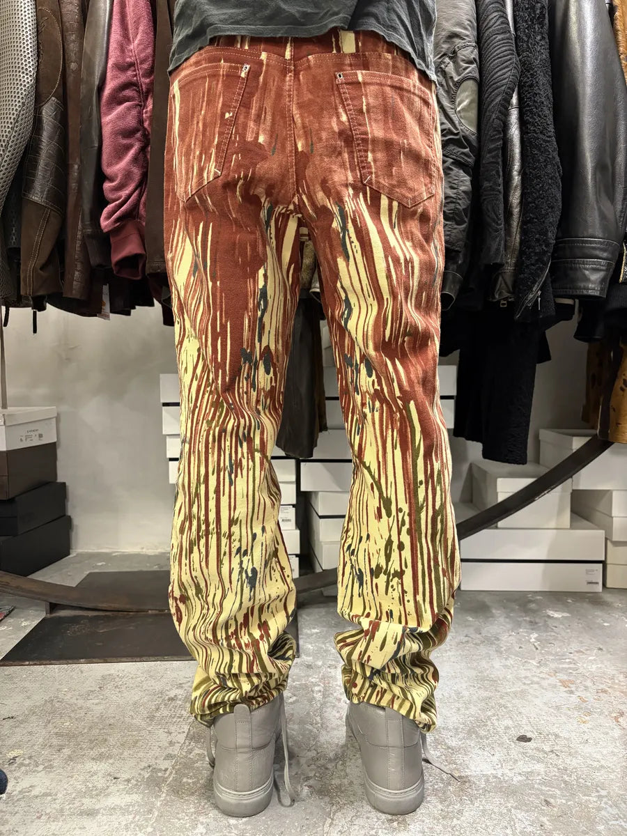 AW1998 Jean Paul Gaultier Red Blood Drip Pants eEaoLsc 3