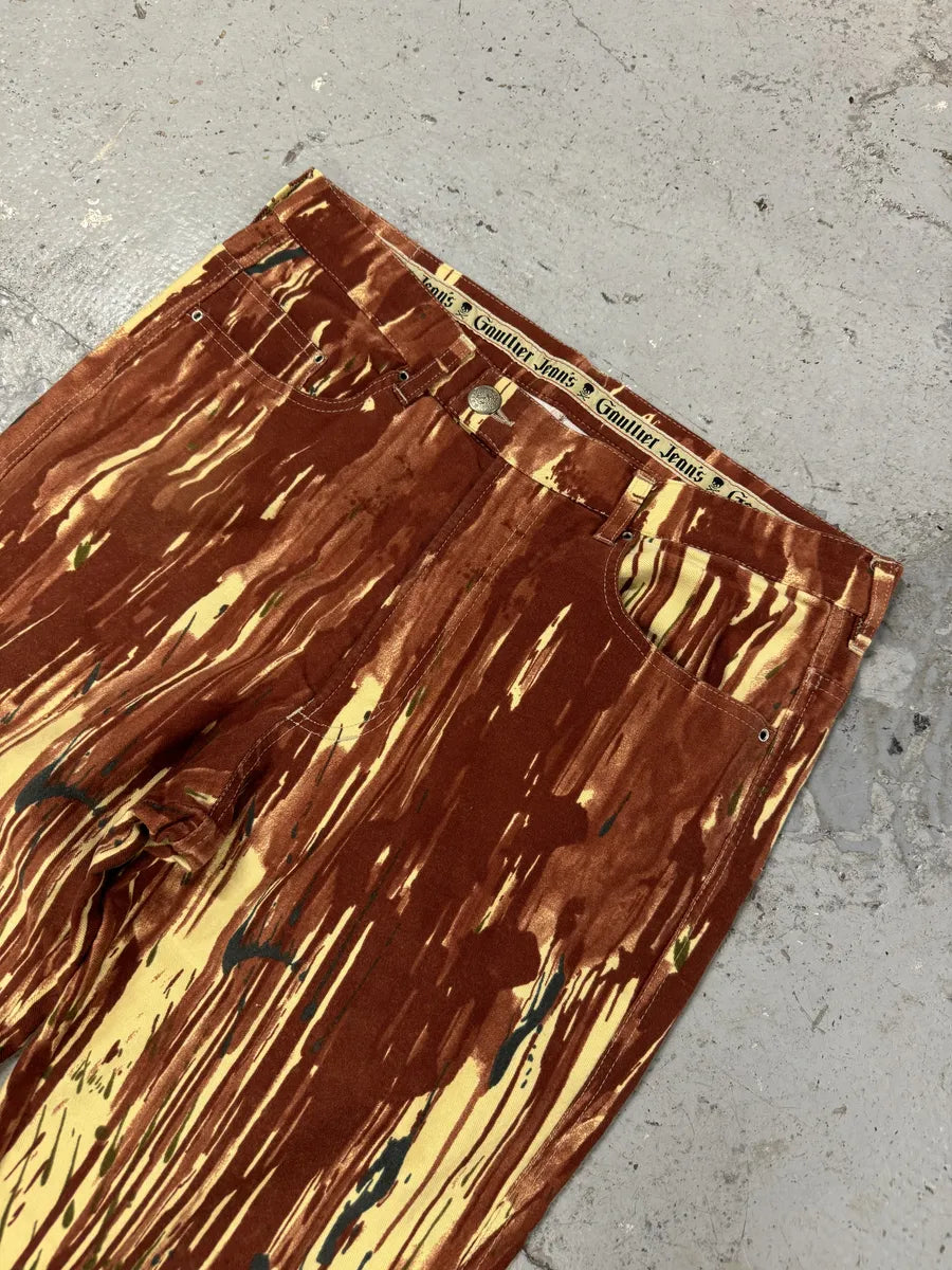 AW1998 Jean Paul Gaultier Red Blood Drip Pants eEaoLsc 9