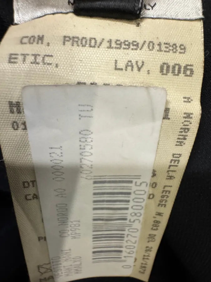 AW1999 Armani Sun Black Velvet Dress JaLFqeu 9