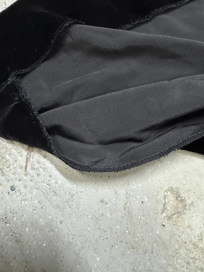 AW1999 Armani Sun Black Velvet Dress JaLFqeu 8