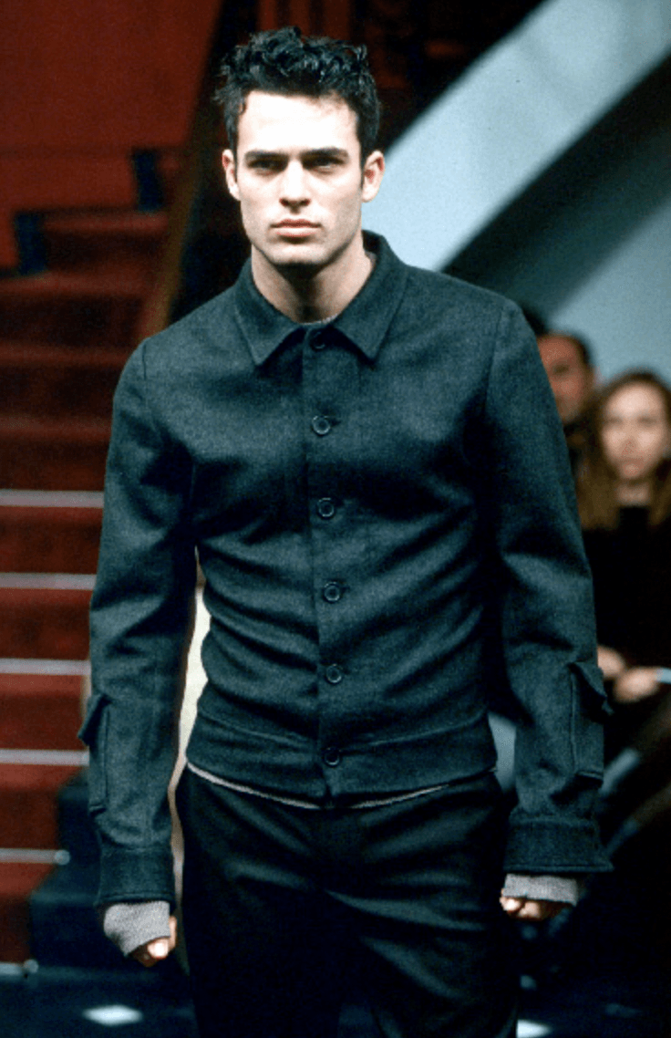 AW1999 Dolce & Gabbana Dark Grey Classy Cargo Cashmere Jacket zlXxwod 1
