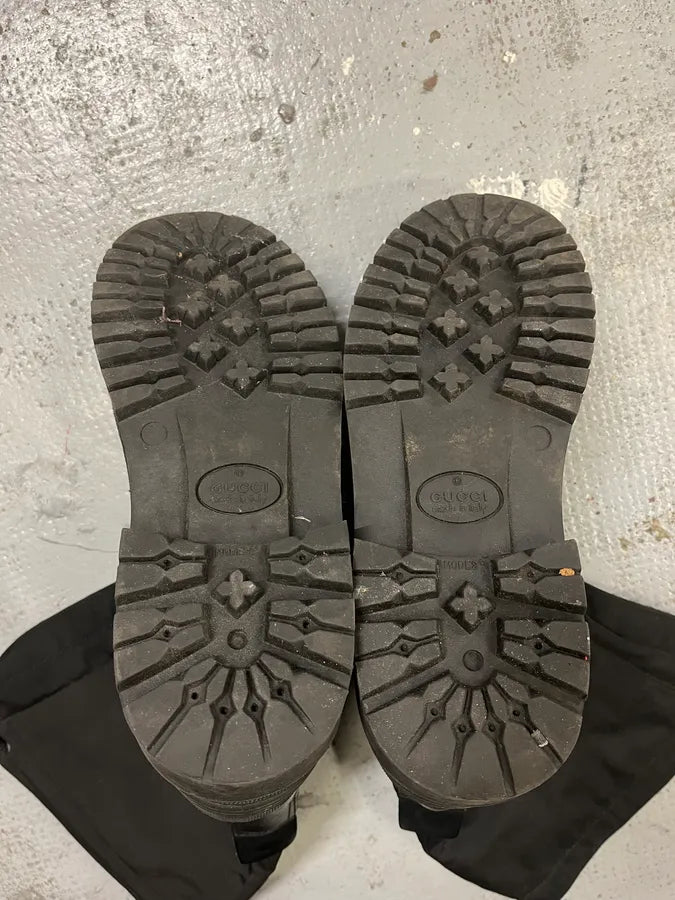 AW1999 Gucci Ankle Leather Boots by Tom Ford axzYxqf 7