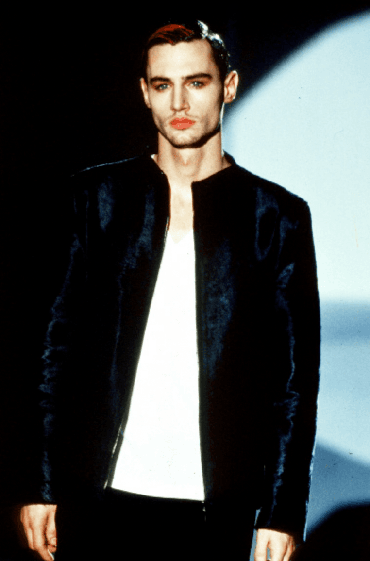 AW1999 Gucci Black Pony Hair Leather Jacket by Tom Ford atlcrxB 1