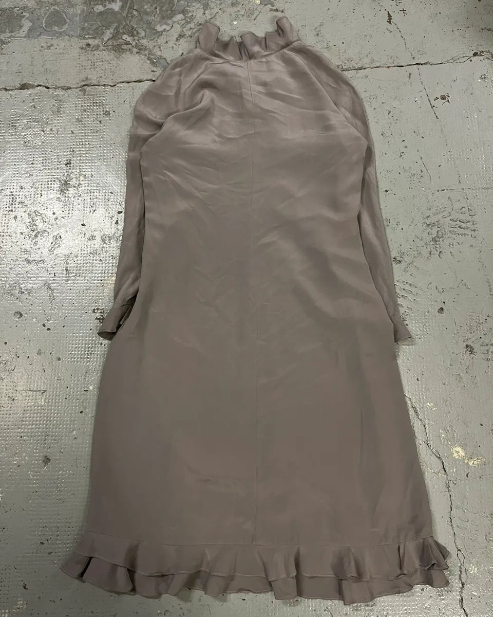 AW1999 Gucci Light Purple Grey Silk Contemporary Dress by Tom Ford  hAJSNqq 6