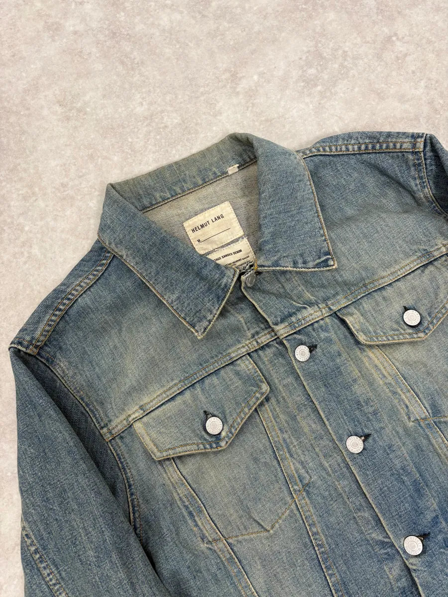 AW1999 Helmut Lang Blue Faded Denim Jacket zdhKWfM 3