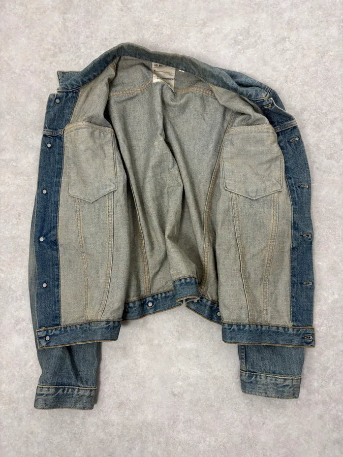 AW1999 Helmut Lang Blue Faded Denim Jacket zdhKWfM 5