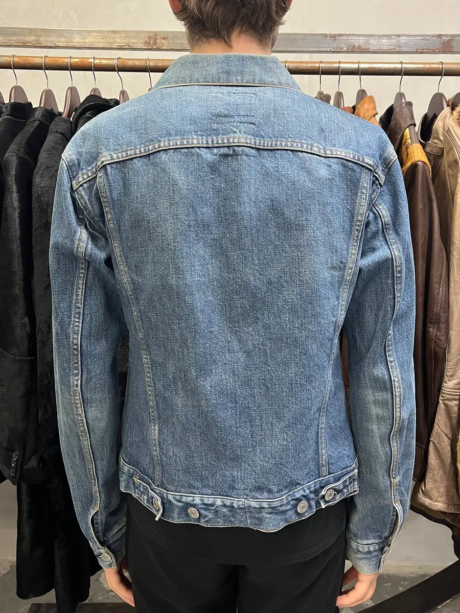 AW1999 Helmut Lang Blue Faded Denim Jacket (S/M) DSGAAeL 2