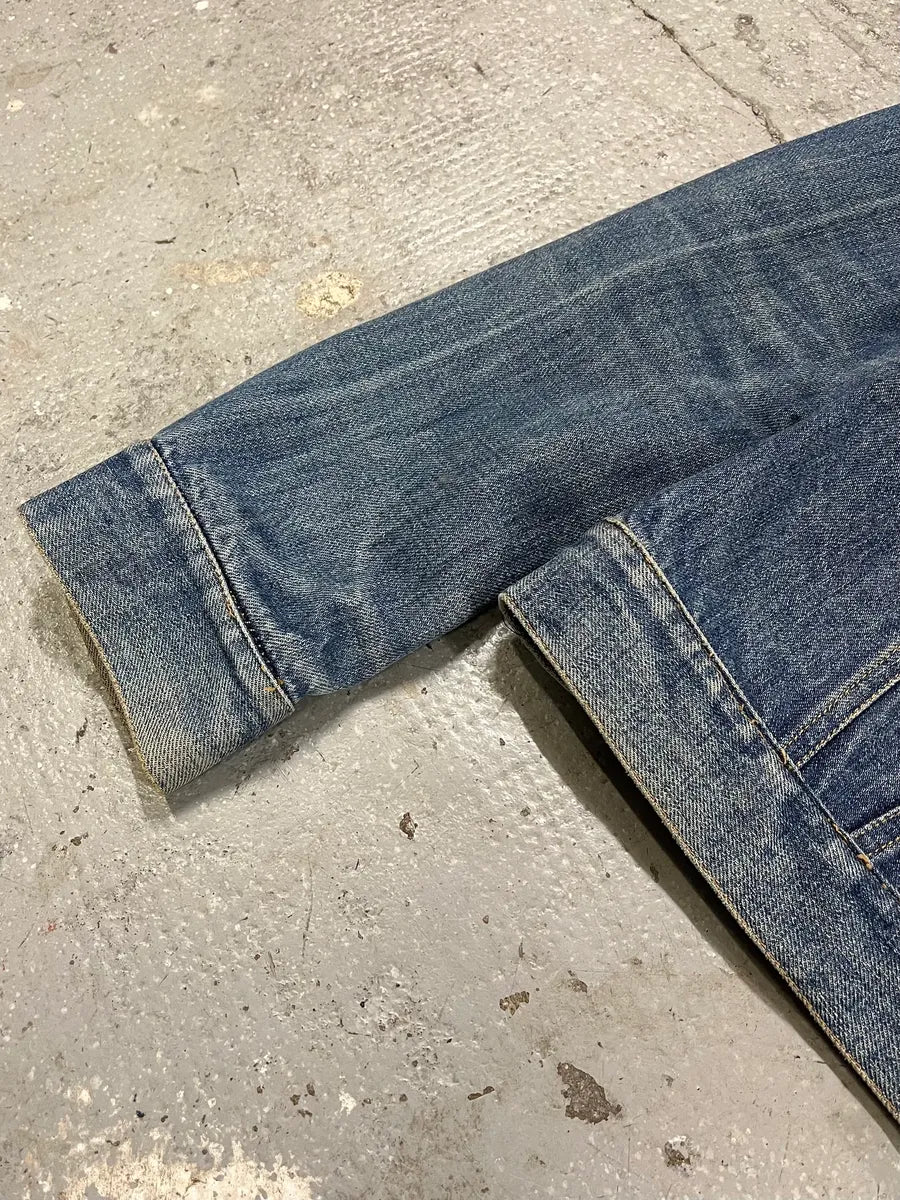 AW1999 Helmut Lang Blue Faded Denim Jacket (S/M) DSGAAeL 5