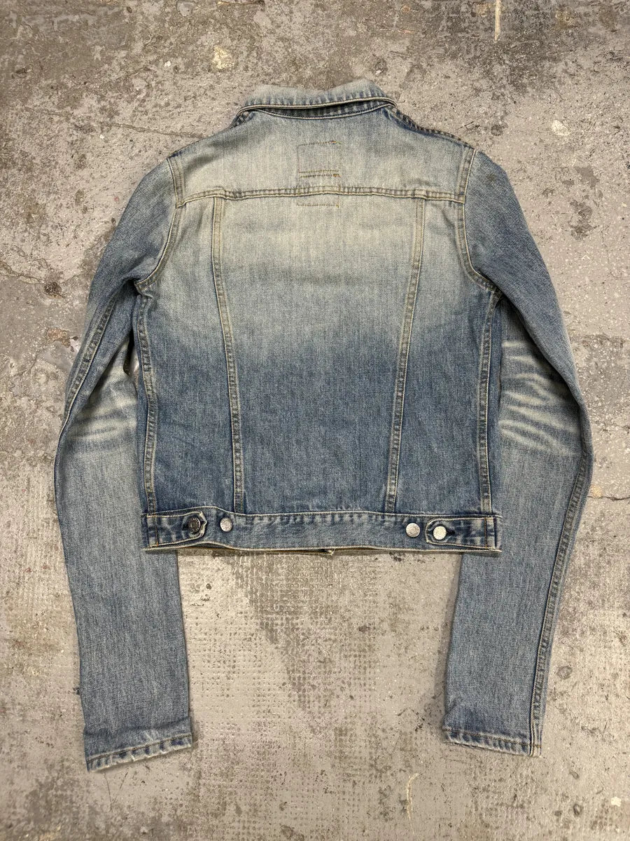 AW1999 Helmut Lang Blue Faded Denim Jacket (S/M) EspSlxB 3