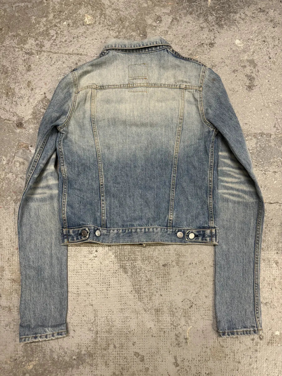 AW1999 Helmut Lang Blue Faded Denim Jacket (S/M) EspSlxB 5