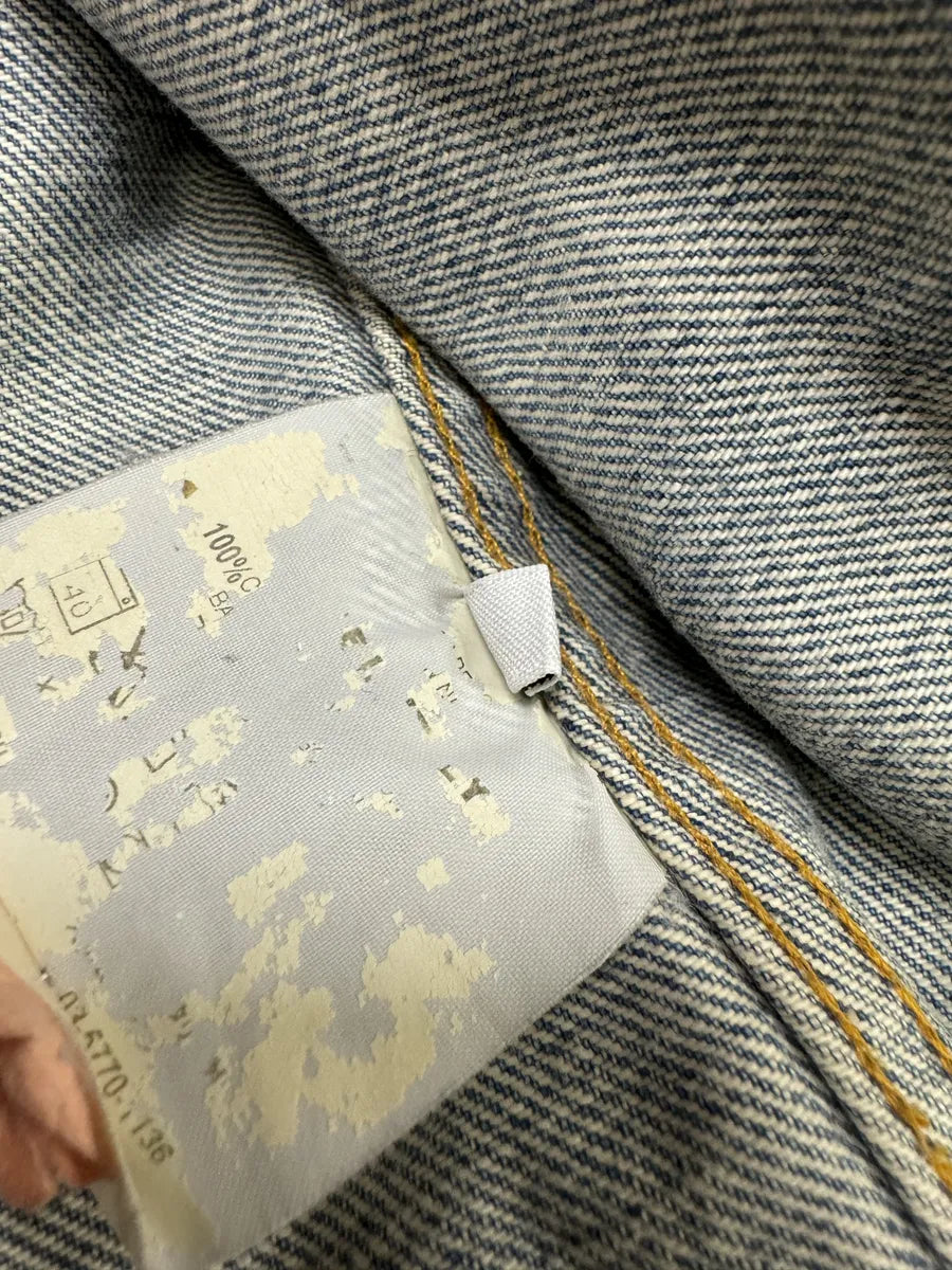 AW1999 Helmut Lang Blue Faded Denim Jacket EspSlxB 9