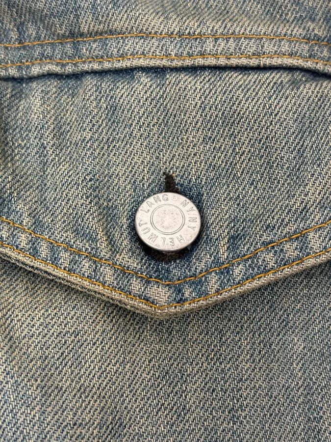 AW1999 Helmut Lang Blue Faded Denim Jacket zdhKWfM 7