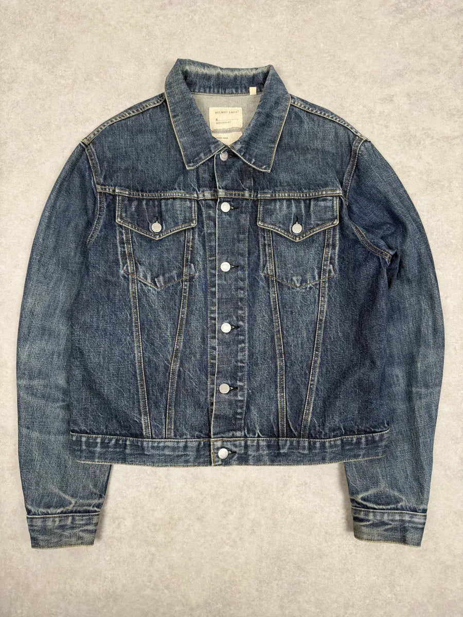 AW1999 Helmut Lang Blue Faded Denim Jacket xYUovqN 0