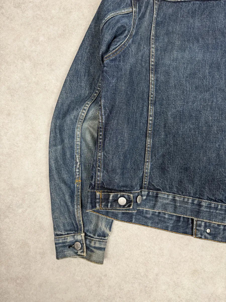 AW1999 Helmut Lang Blue Faded Denim Jacket xYUovqN 10