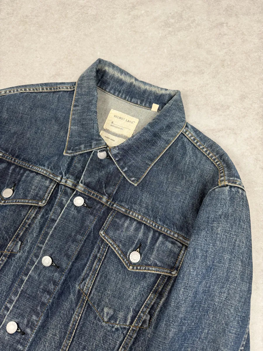 AW1999 Helmut Lang Blue Faded Denim Jacket xYUovqN 12