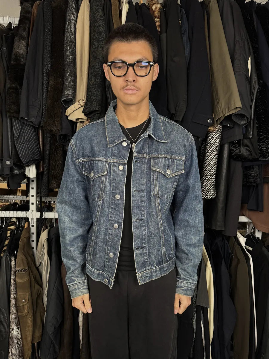 AW1999 Helmut Lang Blue Faded Denim Jacket xYUovqN 2