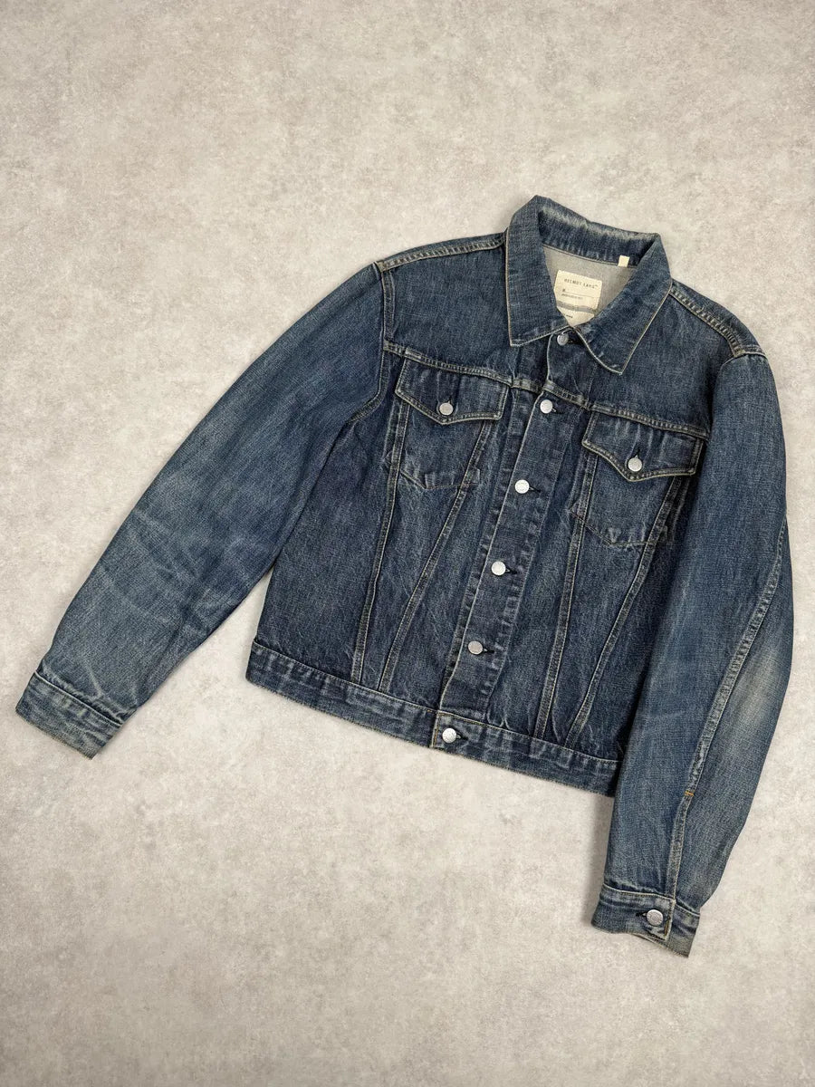 AW1999 Helmut Lang Blue Faded Denim Jacket xYUovqN 4