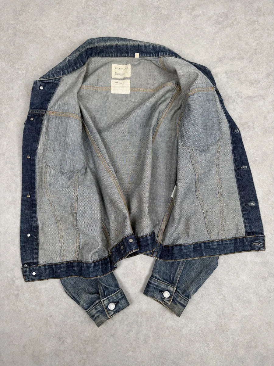 AW1999 Helmut Lang Blue Faded Denim Jacket xYUovqN 8