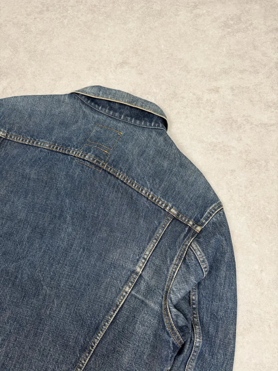 AW1999 Helmut Lang Blue Faded Denim Jacket xYUovqN 9