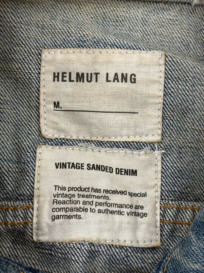 AW1999 Helmut Lang Blue Faded Denim Jacket zdhKWfM 8