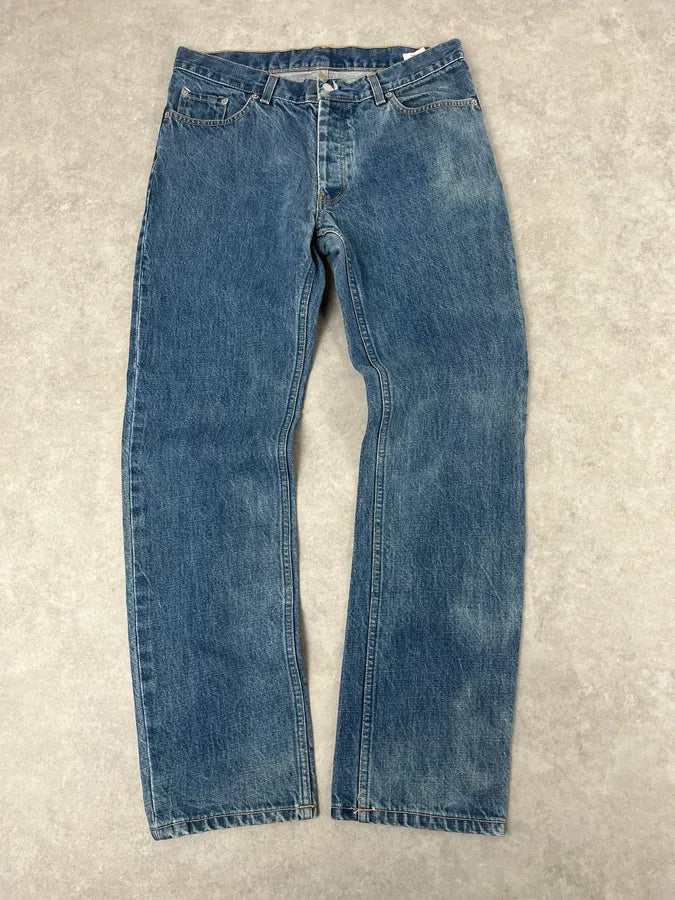 Helmut Lang Classic Blue Denim Jeans lGlcccA 0
