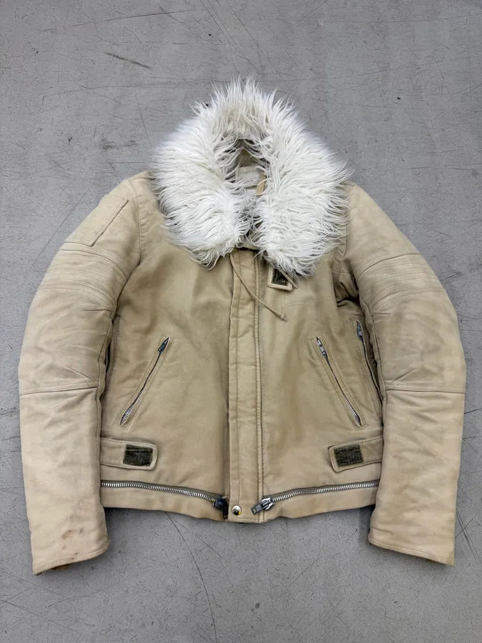 AW1999 Helmut Lang Séance the travail Moleskin Astro Moto Jacket bLpzzDN 0