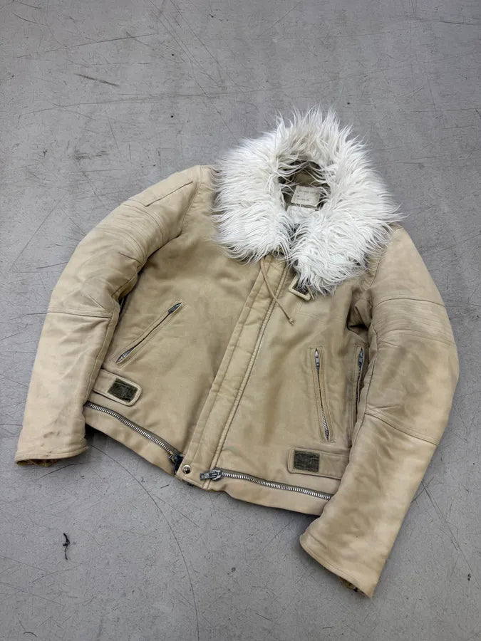 AW1999 Helmut Lang Séance the travail Moleskin Astro Moto Jacket bLpzzDN 14