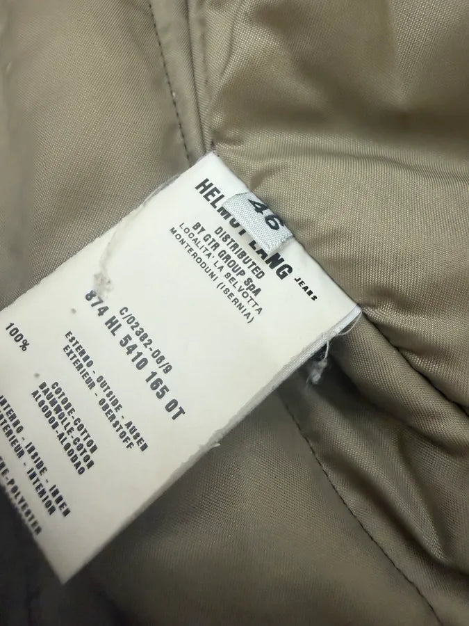 AW1999 Helmut Lang Séance the travail Moleskin Astro Moto Jacket bLpzzDN 16